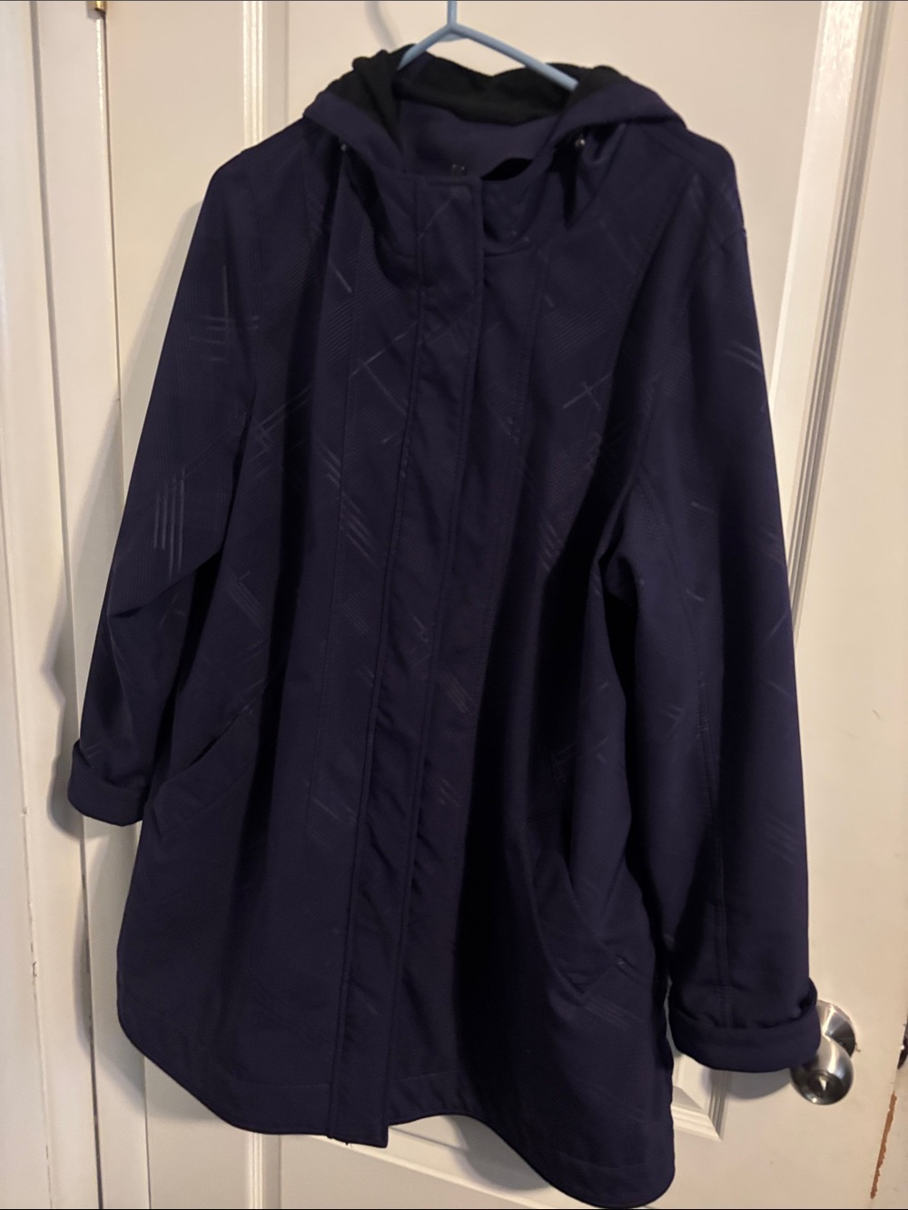 Women’s Softshell Hooded Ski Jacket in Deep Purple